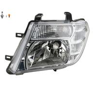Faro Adatto A per Nissan Pathfinder R51 01/2010 - Sinistra Con Lampadine