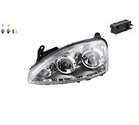 Faro Adatto A per Opel Corsa C 03-12/09 SX +Lampadine +Servomotore