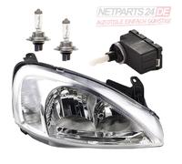 Faro Adatto A per Opel Corsa C -3 Con Lwr E 2x H7/H7 Sistema Valeo Dx.