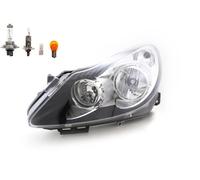 Scheinwerfer DTV Per Opel Corsa D Sinistra H7 H1 07/06-12/10 Cromato Alogeno