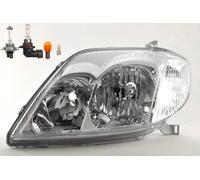 Faro Adatto A per Toyota Corolla E12 01/2002-02/07 Sinistra Con Lampadine