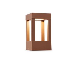 FARO AGRA - Terminale esterno 20 cm, colore: Marrone chiaro 2700 K IP55