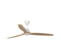 Faro ALO Ventilatore da soffitto DC grande bianco in legno Cct 6 velocità