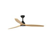Faro ALO Ventilatore da soffitto DC grande in legno nero Cct 6 velocità