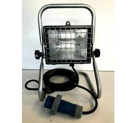 FARO ALOGENO 500W 250V IP55 su Cavalletto per uso Mobile SELECTRIC