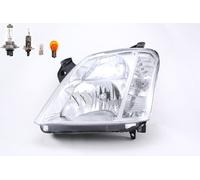 Faro Alogeno Adatto A per Opel Meriva A 05/2003 -05/10 SX Lampadine