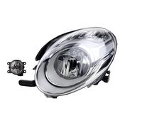 Faro Alogeno Compatibile Con Fiat 500L 09/2012- H7 Sinistro + Fendinebbia