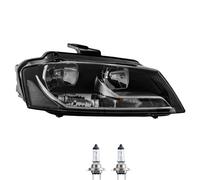 Faro Alogeno Destro Per Audi A3 (8P) Anno 08/08- H7/H7 Con Motore