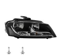 Faro Alogeno Destro Per Audi A3 (8P) Anno 08/08- H7/H7 Con Motore