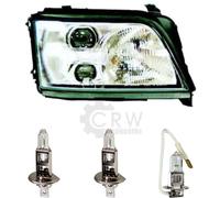 Faro Alogeno Destro Per Audi A6 (4A/C4) Anno 06/94-10/97 H1/H1/H3 Con NSW