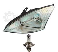 Faro Alogeno Destro Per Ford Focus 11.98-10.01 H4 Senza Motore K1L