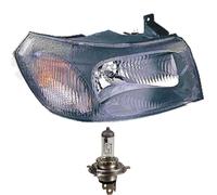 Faro Alogeno Destro Per Ford Transit 01.00-06.06 Nero H4 1381351