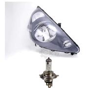 Faro Alogeno Destro Per Honda JAZZ GD Anno 03/02-12/04 H4 Con Indicatori