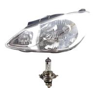 Faro Alogeno Destro Per Hyundai I10 Anno 10.07- H4 Inclusi PHILIPS