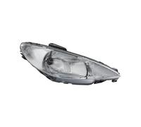 Faro Alogeno Destro Per Peugeot 206 9.98>> H4 Senza Motore IRZ