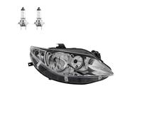 Faro Alogeno Destro Per Seat Ibiza 03.08 -> H7/H7 Con Motore Inclusi Lampadine