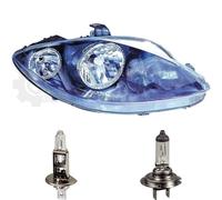 Faro Alogeno Destro Per Seat Leon (1P) 09.05-> H7/H1 Con Motore