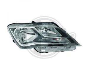 Faro Alogeno Destro Per Seat Toledo Anno 12->> H7 H7 Con Luce Diurna