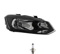 Faro Alogeno Destro Per VW POLO 09 (6R) Anno 06/09- H4 Con Motore