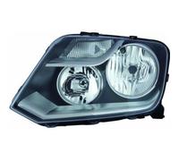 Faro Alogeno Fari Anteriori Sinistro H7/H1 Nero Per VW Amarok