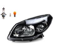 Faro Alogeno Fronte Adatto A per Dacia Sandero 06/2008- SX Lampadine