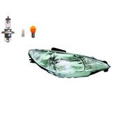 Faro Alogeno Fronte Adatto A per Peugeot 206 Cc 09 / 98- Destra Lampadina