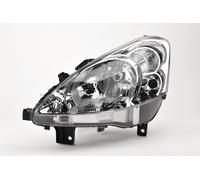 Faro Alogeno Fronte Adatto A per Peugeot Partner 7 04/2008 -02/12 H4 SX