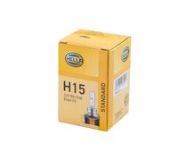 Faro Alogeno H15 Lampadina Fendinebbia Standard Range 12V 55/15W OEM HELLA