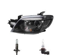 Faro Alogeno Sinistro H1 Nero Per Mitsubishi Outlander I Inclusi Lampadine