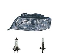 Faro Alogeno Sinistro H7/H1 Per Audi A6 Avant Inclusi Lampadine
