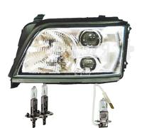 Faro Alogeno Sinistro Per Audi A6 06.94-04.97 H1/H1/H3 Senza Motore Con NSW