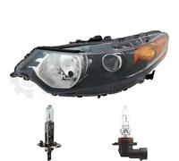 Faro Alogeno Sinistro Per Honda Accord IX 07.08-> H1/HB3 Con Motore
