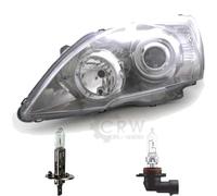 Faro Alogeno Sinistro Per Honda CR-V RE5 Anno 01/07- H1/HB3 Con Motore