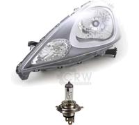 Faro Alogeno Sinistro Per Honda JAZZ GE Anno 07/08-03/11 H4 Con Motore