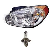 Faro Alogeno Sinistro Per Hyundai Accent (MC) 11.05-> H4 Senza Motore