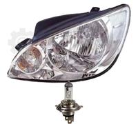 Faro Alogeno Sinistro Per Hyundai Getz 08.05 -> H4 Con Motore E Freccia