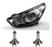 Faro Alogeno Sinistro Per Hyundai IX35 Anno 01/10-09/13 H7/H7 Con Indicatori