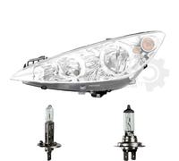 Faro Alogeno Sinistro Per Peugeot 308 I 4A_ 4C_ 1.6 16V 1.4 4E_ 4H_