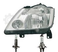 Faro Alogeno Sinistro Per Renault Modus 12.04-12.07 H7/H1 Senza Motore