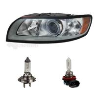 Faro Alogeno Sinistro Per Volvo S40/V50 01.07-> H9/H7 Senza Motore