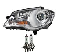 Faro Alogeno Sinistro Per VW TOURAN (1T) Anno 11/06- H7/H7 Con Motore