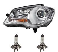 Faro Alogeno Sinistro Per VW TOURAN (1T) Anno 11/06- H7/H7 Con Motore