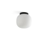 Faro AMELIA - Plafoniera da bagno, colore: Nero opaco IP44