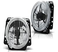 Faro Angel Eyes Adatto A per VW Golf 2 Anno Fab. 83-92 Cromato Con Mirino