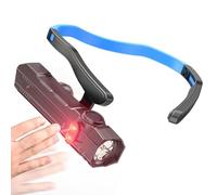 Faro Anteriore A LED - ABS 11,3x3 Cm | Lampada Frontale Con Gancio Per L'orecchio Con Sensore Di Gesti | Illuminazione Esterna Con Ricarica USB Per Lavoro Ed Escursionismo | Torcia Indossabile A Mani