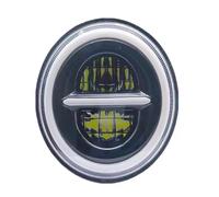 Faro Anteriore A LED Da 7" Per Moto DRL | Gruppo Ottico Moto Base Modificata Con Secchiello Retrò Da 7 Pollici Fanale Anteriore(Headlight light B)