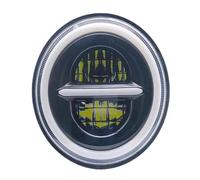 Faro Anteriore A LED Da 7" Per Moto DRL | Gruppo Ottico Moto Base Modificata Con Secchiello Retrò Da 7 Pollici Fanale Anteriore(Headlight light A)
