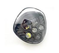 Faro Anteriore A LED Per Motociclette Abbaglianti/anabbaglianti Per Victory Per Cross Per Country Per Vegas 8-Ball Per Cross Per Roads Anteriore Faro(1PCS BLACK)