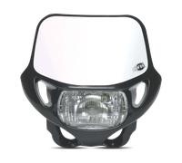 Acerbis DHH Certified Maschera frontale con faro, nero