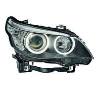 Faro Anteriore Alogeno LHD H7 Destro Per BMW Serie 5 E60 61 Lci 2007-2009 Nero